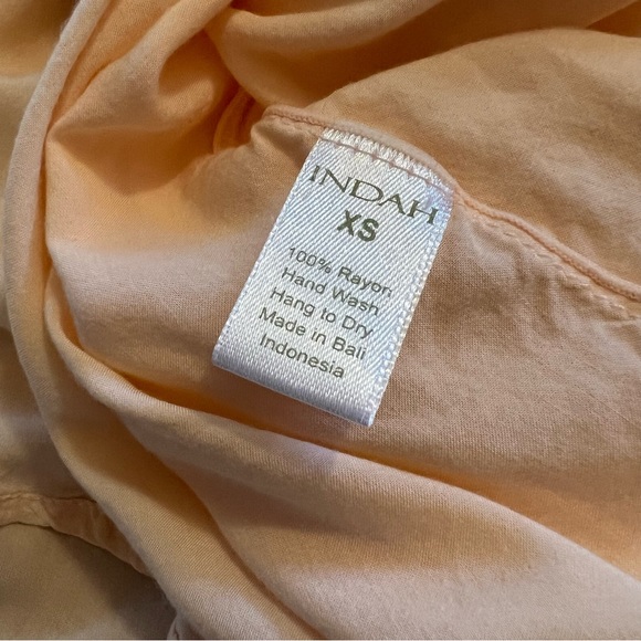 Indah Backless Deep V Halter Maxi Dress Blush Pink XS - Picture 3 of 6